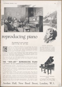 Firma Eolska Pianolas, 1923 autorstwa Wilfred Fryer
