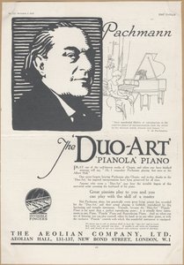 Firma Eolska Pianolas, 1924 autorstwa Wilfred Fryer