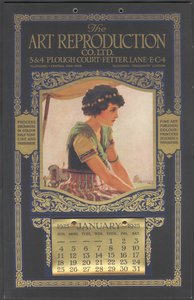 Kalendarz Kompanii Reprodukcji Sztuki, 1925 autorstwa Wilfred Fryer