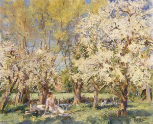 Wesoły miesiąc maj autorstwa Wilfred Gabriel de Glehn