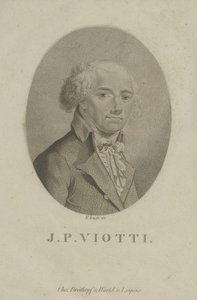 Portret kompozytora Giovanniego Battisty Viottiego 1755-1824, ok. 1930 r. 1800. autorstwa Wilhelm Arndt