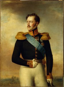 Portret cesarza Mikołaja I autorstwa Wilhelm August Golicke