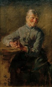 Staruszka autorstwa Wilhelm Busch