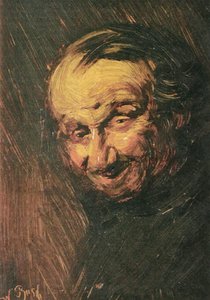 Niemiecki: kościotrup, głowa starca autorstwa Wilhelm Busch