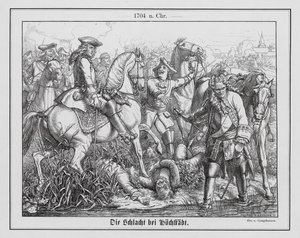 Bitwa pod Hochstadt (Blenheim) autorstwa Wilhelm Camphausen