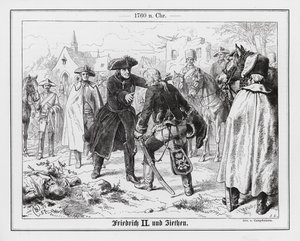 Fryderyk Wielki i generał Zieten po bitwie pod Torgau