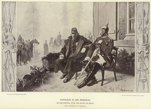 Napoleon III i Bismarck rano po bitwie pod Sedanem