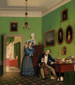 Rodzina Waagepetersen autorstwa Wilhelm Ferdinand Bendz