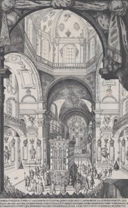 Katafalk Leopolda, arcyksięcia Austrii, 1646. autorstwa Wilhelm Frommer