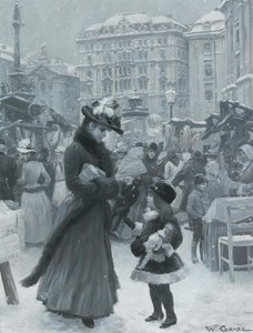 Jarmark Bożonarodzeniowy Am Hof, 1901.