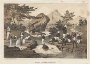 Kostiumy hinduskie, Mauritius, 1855 autorstwa Wilhelm Joseph Heine
