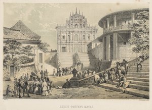 Klasztor Jezuitów, Makao, 1855