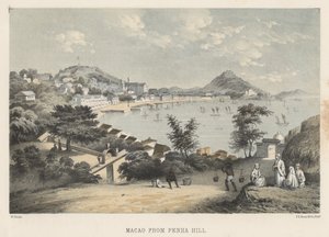 Makao ze wzgórza Penha, 1855