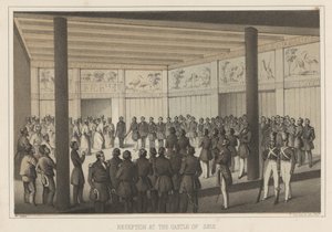 Recepcja w Zamku Shui, 1855 autorstwa Wilhelm Joseph Heine