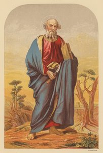 Święty Bartłomiej (kolorowa litografia)
