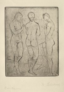 Trzy kobiety autorstwa Wilhelm Lehmbruck