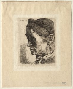Głowa wieśniaczki autorstwa Wilhelm Maria Hubertus Leibl