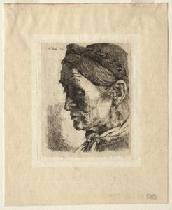 Głowa wieśniaczki, 1874. autorstwa Wilhelm Maria Hubertus Leibl