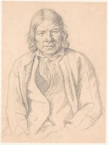 Popiersie szwedzkiego rolnika autorstwa Wilhelm Marstrand