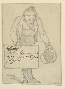 Kłaniający się stangret. Zaproszenie (do Raffenberga) autorstwa Wilhelm Marstrand