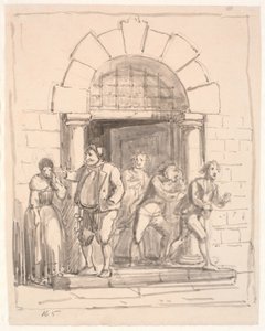 Czujny strażnik autorstwa Wilhelm Marstrand
