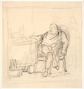 Grubas przy stole obiadowym autorstwa Wilhelm Marstrand