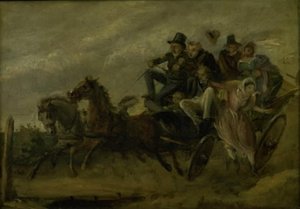Odcinek z Ludviga Holberga: Podróż do Cudownego Źródła autorstwa Wilhelm Marstrand