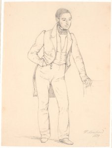 Koncertmistrz Johan Frederik Frølich autorstwa Wilhelm Marstrand