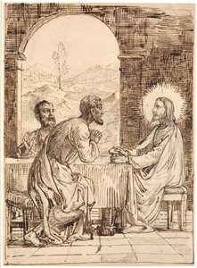 Chrystus w Emaus autorstwa Wilhelm Marstrand