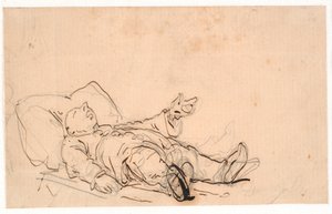 Budzenie się po użądleniu autorstwa Wilhelm Marstrand