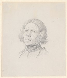 Portret głowy, szwedzki rolnik autorstwa Wilhelm Marstrand