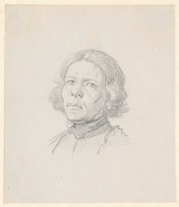 Portret głowy, szwedzki rolnik autorstwa Wilhelm Marstrand