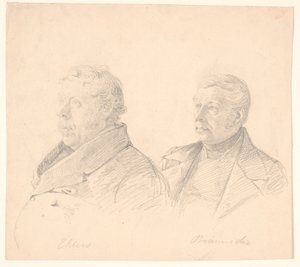 Portrety dwóch obywateli Roskilde „Ehlers” i „Brünniche autorstwa Wilhelm Marstrand