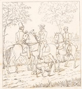 Jeźdźcy autorstwa Wilhelm Marstrand