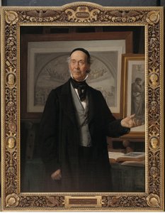 Historyk sztuki N.L. Wzgórze autorstwa Wilhelm Marstrand
