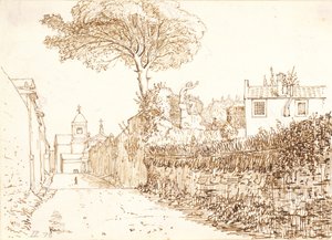 Avicola San Nicolo da Tolentino, Rzym autorstwa Wilhelm Marstrand