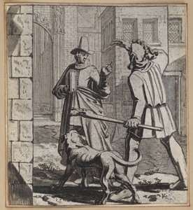 Beztroski głupiec chodzący do kościoła autorstwa Wilhelm Stettler