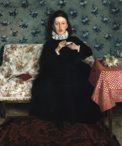 Na sofie. 1872