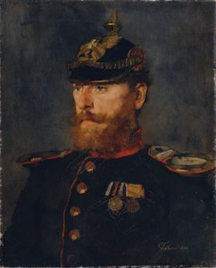 Oficer Landwehry autorstwa Wilhelm Trübner