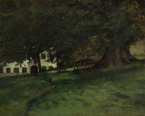Lipa nad Herrenchiemsee autorstwa Wilhelm Trübner