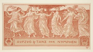 Procesja i taniec nimf autorstwa Wilhelm Volz
