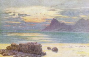 Hout Bay i Hangberg (kolorowa litografia)