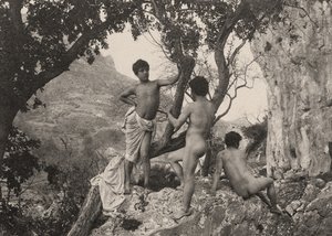 studium aktów męskich, ok. 1900 autorstwa Baron Wilhelm von Gloeden