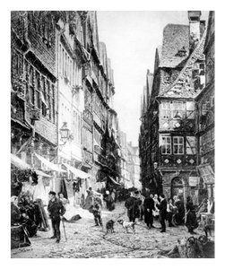 Getto we Frankfurcie autorstwa Wilhelm von Hanno