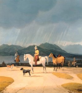W. v. Kobell, jeździec na Tegernsee