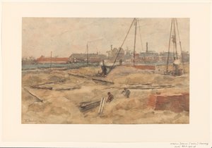 Plac budowy w Wilhelmina Gasthuis