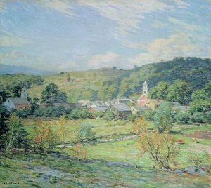 Wrześniowy poranek, Plainfield, New Hampshire autorstwa Willard Leroy Metcalf