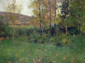 Wiosenny krajobraz, Giverny autorstwa Willard Leroy Metcalf