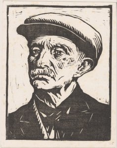 Portret nieznanego mężczyzny autorstwa Willem Adrianus Grondhout (signed by artist)