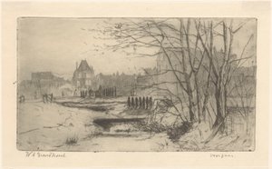 Wiosna (oryginalny tytuł na obiekcie) autorstwa Willem Adrianus Grondhout (signed by artist)